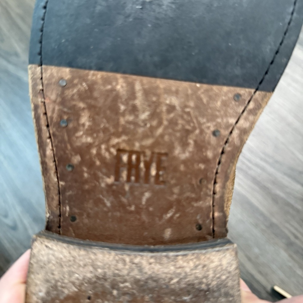 Frye Paul Lace UP Chukka Boots Faded Brown Mens 8 D Made In Mexico - Picture 10 of 11